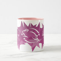 Leaping Bunny Stars mugs