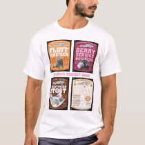 Leaping Ferret beer labels
