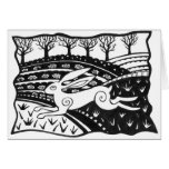 Leaping Hare Card