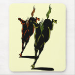 Leaping horses mousepad
