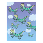 Leaping Lizards Print