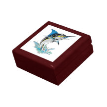 Leaping Marlin Keepsake Box