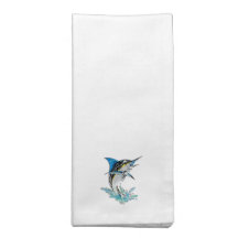 Leaping Marlin Printed Napkin