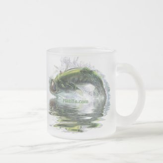 Leaping Reflection Bass by FishTs.com Coffee Mugs