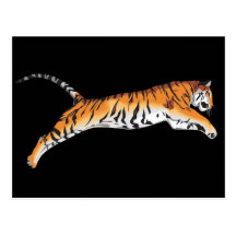Leaping Tiger Post Card