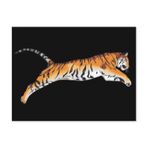 Leaping Tiger Post Card