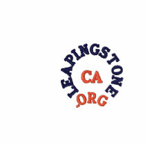 LEAPINGSTONE.ORG  BLUE SHIRT embroidered shirts