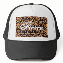 Leapord Print, Animal Print Mesh Hat