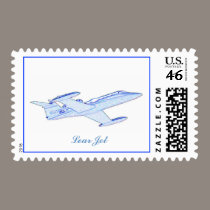 Lear Jet stamps