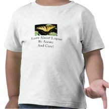 Learn About Lupus Be Aware And Care! Tshirts
