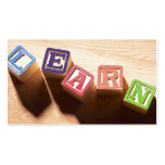 LEARN EDUCATORS BUSINESS CARD