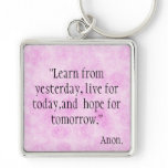 Learn from Yesterday... Keychains