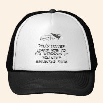 Learn how to replace windows! hats