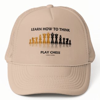 Learn How To Think Play Chess (Chess Set) hat