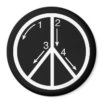 Learn Peace magnets