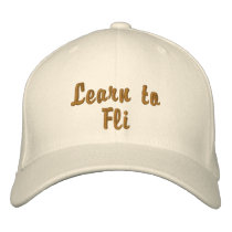 Learn to Fli embroidered hats by Explosion_Mainiac Learn to Fli embroidered hats