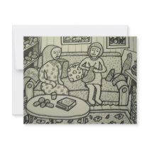 Learn to Knit bt Piliero invitations