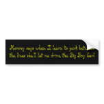LEARN TO PARK!!!!!! BUMPER STICKER