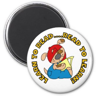 Learn to Read, Read to Learn magnet