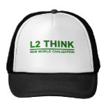 Learn To Think New World Civilization Mesh Hats
