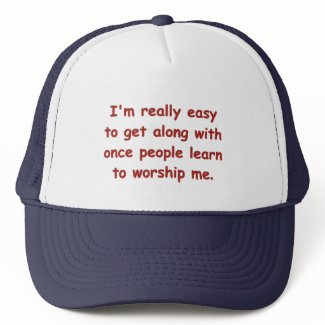 Learn To Worship Me Cap hat