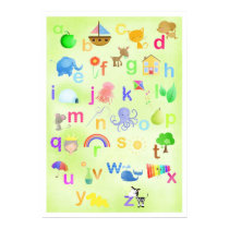 Learn your ABC poster posters