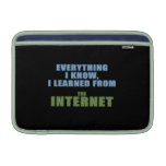 Learned from the Internet MacBook Air Sleeve