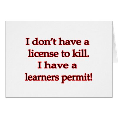 Learners Permit Card