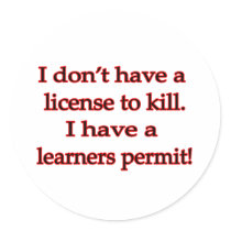 Learner's Permit stickers by fullofNuts Learner's Permit stickers