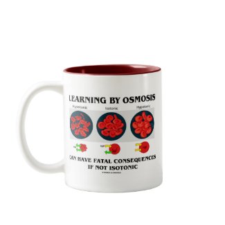 Learning By Osmosis Fatal Consequences (Biology) mug