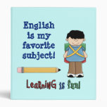Learning is Fun!-Boy 3 Ring Binders