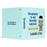 Learning is Fun!-Boy-Personalize Child's Name Binders