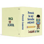 Learning is Fun-French!-Boy Binder