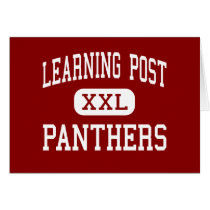 Learning Post - Panthers - High - Valencia cards by customteamsportswear Learning Post - Panthers - High - Valencia cards
