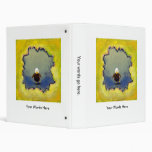 Learning to be powerful baby bald eagle bird art vinyl binders