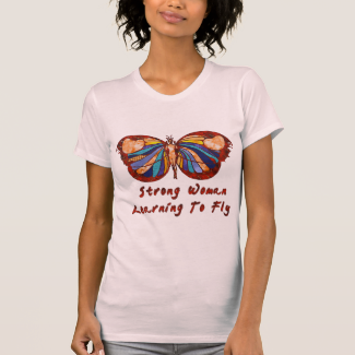 Strong Woman flying - Available at Zazzle