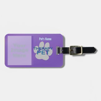Leash Tag - Therapy Pet Tag For Luggage