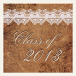 Leather and Lace Graduation Invite invitations