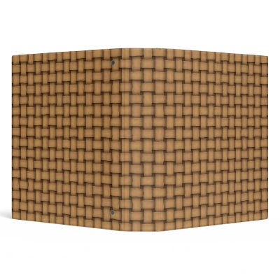 Leather World on Leather Basket Weave Vinyl Binders By Pretty World