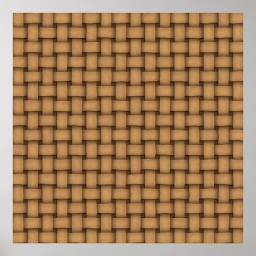 Leather Basket Weave Print Zazzle