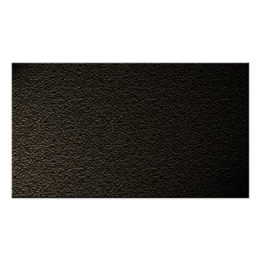 leather black - business card template (back side)