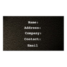 leather black - business card template
