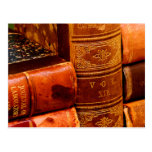 Leather Bound Books Post Cards