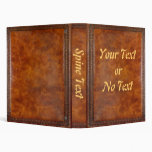Leather Bound (customizable) 3 Ring Binders