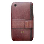 Leather Bound Personal Organizer iPhone 3G/3GS Iphone 3 Case