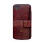 Leather Bound Personal Organizer iPhone 4/4S Tough Tough Iphone 4 Cover