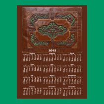 Leather Box  Calendar ~ print posters
