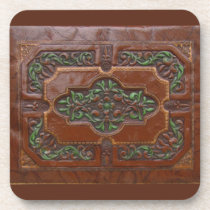 Leather Box ~ Cork Coaster cork coasters