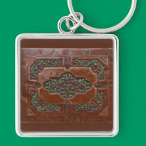Leather Box ~ keychain keychains