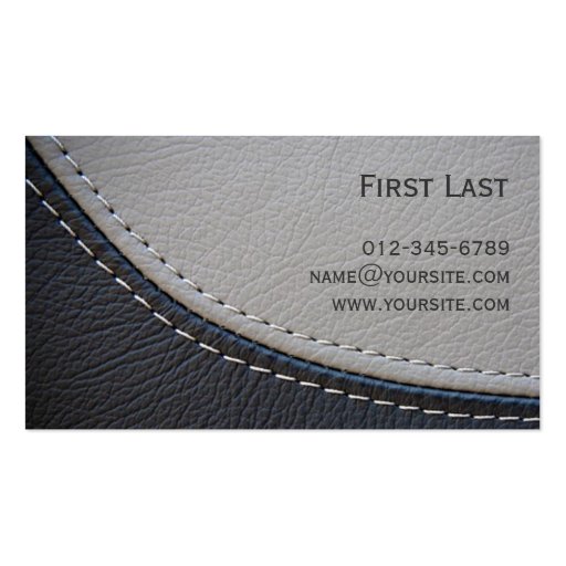 Leather. Business Card Templates (front side)